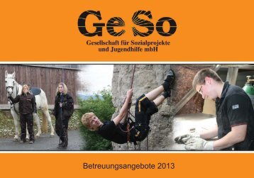 GeSo-Broschüre gesamt Mai 2013.indd - GeSo Jugendhilfe