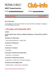 Club-Info Februar 2013 (PDF) - Motor Sport Club Wasgau e.V.