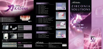 Compatibility Chart Of CZR & CZR Press CZR - noritake dental ...