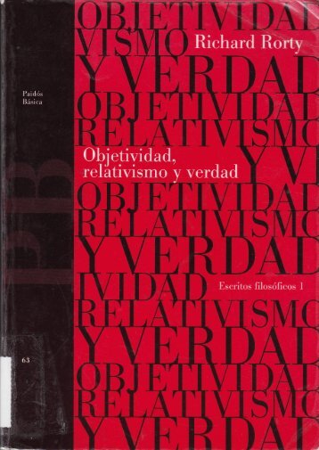 rorty-objetividad-relativismo-y-verdad