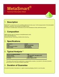 MetaSmart Technical Information Sheet - Adisseo.biz