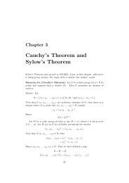 Cauchy's Theorem and Sylow's Theorem