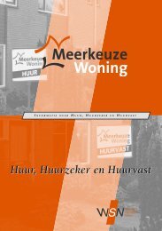 Huur, Huurzeker en Huurvast - Woningstichting Nijkerk