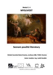 MYSLIVOST Seznam použité literatury