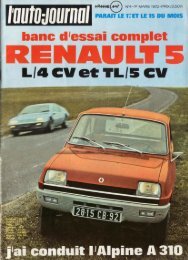 ENRIIL'I' 5 - Alpine-Renault A310 4 cylindres