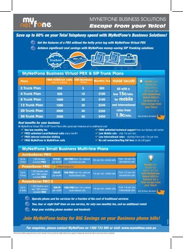for mobile MYNETFONE BUSINESS SOLUTIONS Join MyNetFone ...