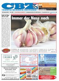 (leser@cbn.es), ein Fax (965 733 170) oder eine Postkarte