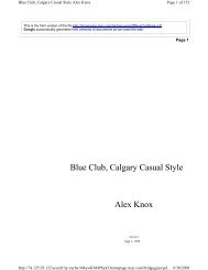 Blue Club, Calgary Casual - Home of Calgary Duplicate Bridge ...