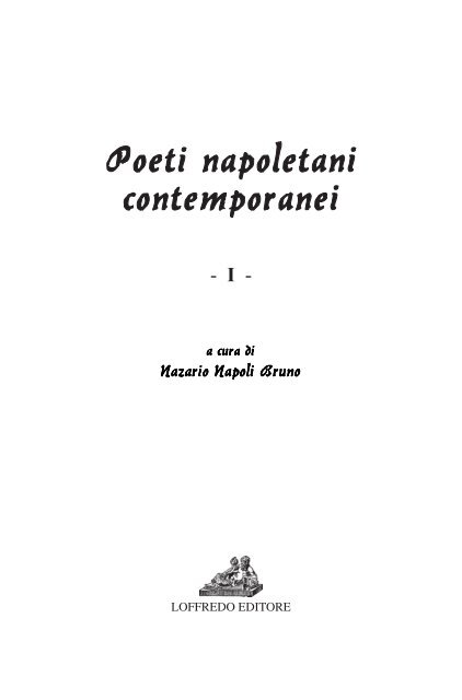   Poeti napoletani contemporanei - Loffredo Editore