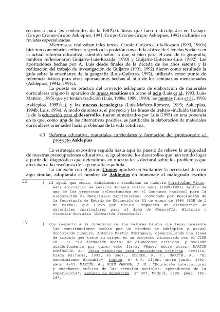 de una licenciatura estrictamente geogrÃ¡fica al ... - FedIcaria