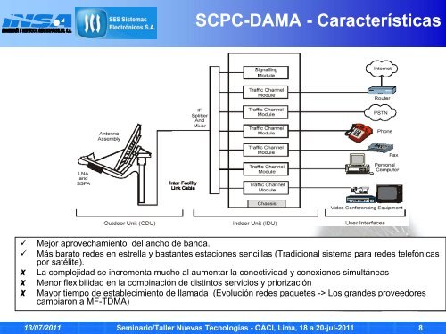 AnÃ¡lisis de Redes Satelitales para REDDIG II Seminario ... - ICAO