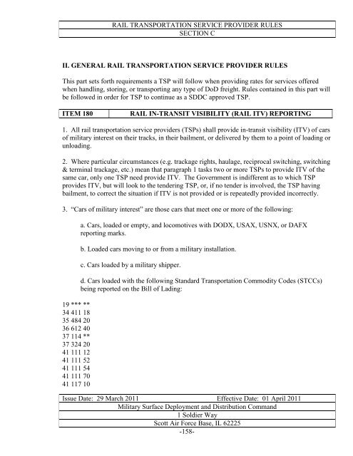 mfturp-1 - SDDC - U.S. Army