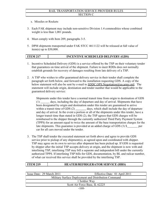 mfturp-1 - SDDC - U.S. Army