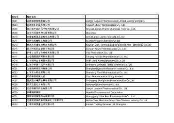 展位号展商名称 - 国药励展展览有限责任公司