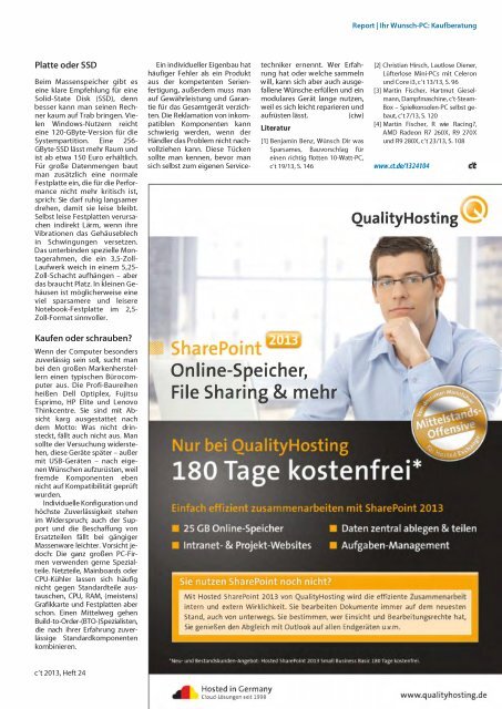 c't magazin fÃ¼r computer technik 24/2013 - since