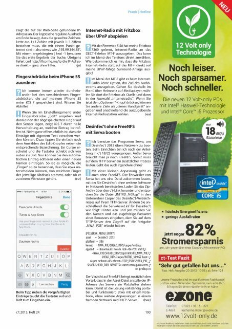 c't magazin fÃ¼r computer technik 24/2013 - since