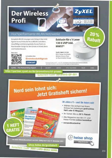 c't magazin fÃ¼r computer technik 24/2013 - since