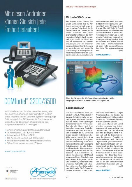 c't magazin fÃ¼r computer technik 24/2013 - since