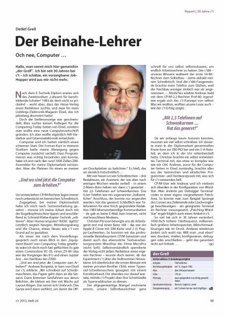 c't magazin fÃ¼r computer technik 24/2013 - since