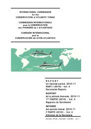 REPORT for biennial period, 2010-11 PART I (2010) - Vol. 4 ... - Iccat