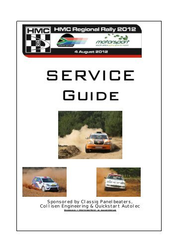 Service guide v 4.pdf - Rallyworld.net