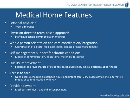 UCLA PowerPoint Presentation - Blue Shield of California Foundation