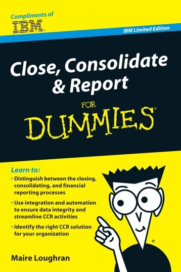 Close, Consolidate & Report For DummiesÂ®, IBM ... - nexDimension