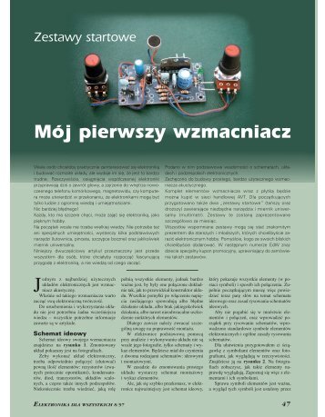 Mój pierwszy wzmacniacz (na układzie TDA7056), cz. 1 - Elportal