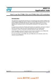 How to use the STM8L152x and STM8L162x LCD controllers