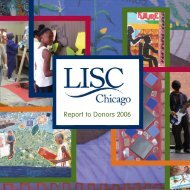Report to Donors 2006 - LISC Chicago