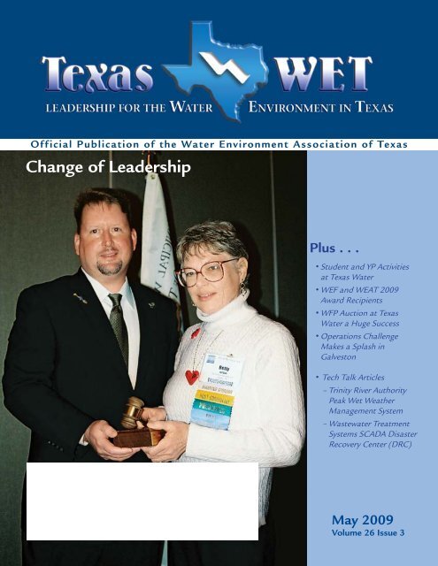 Change of Leadership - Water Environment Association of Texas