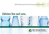 DSD-Pfandlösung - Der Grüne Punkt