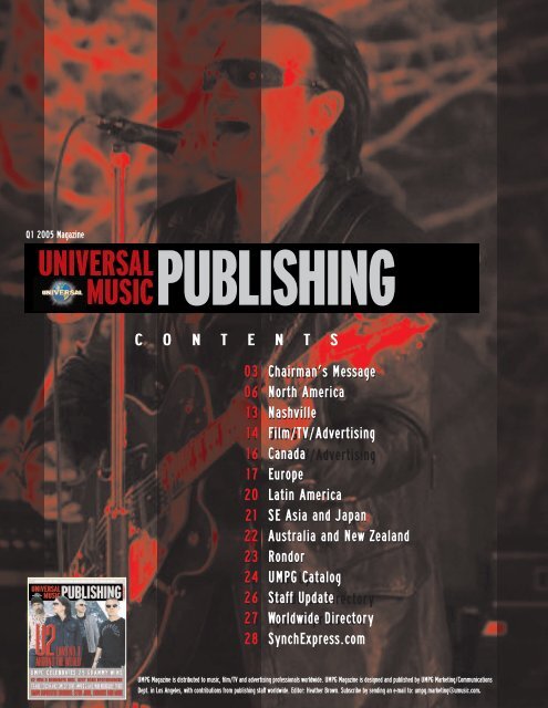 elton john, ludacris and more - Universal Music Publishing