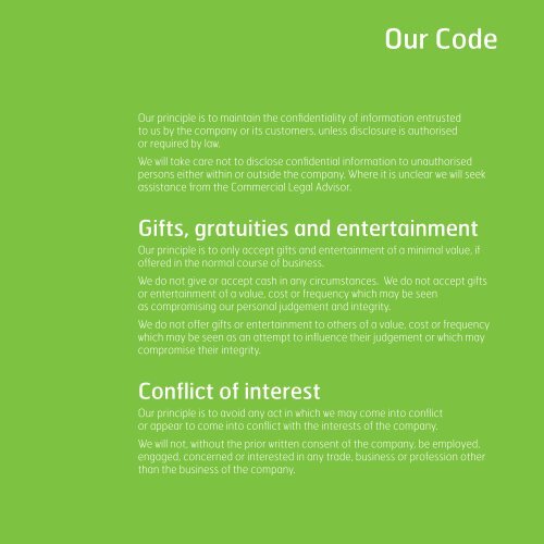 To download our Code of Conduct click here - Wates