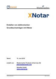 Erstellen von elektronischen Grundbuchanträgen mit XNotar - ElRV