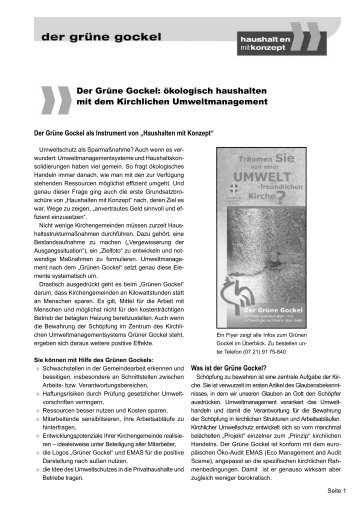 Modul Grüner Gockel 5_Vers.indd - Evangelische Landeskirche in ...