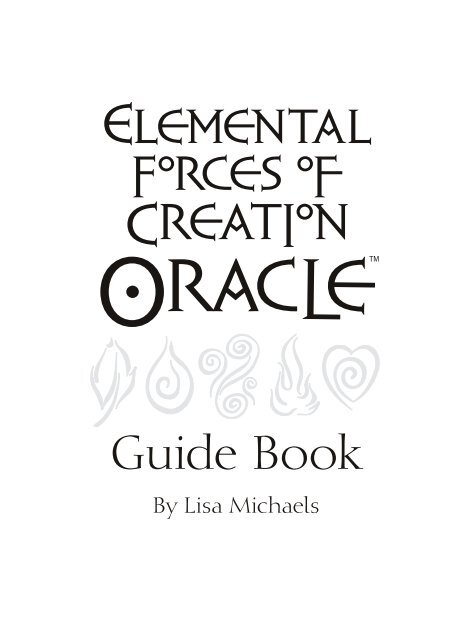 Oracle Booklet PDF - Lisa Michaels