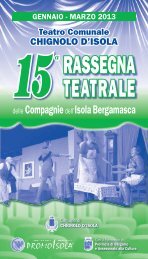 15a RASSEGNA TEATRALE