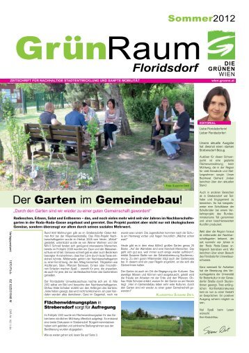 Der Garten im Gemeindebau! Floridsdorf - Die Grünen Floridsdorf