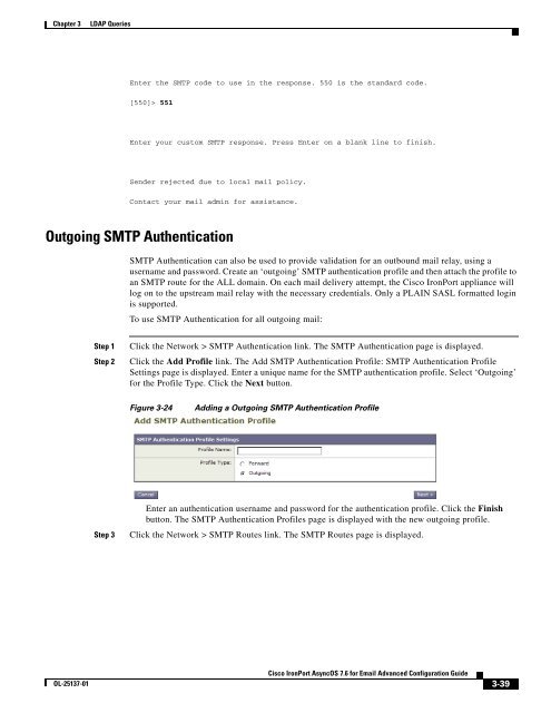 IronPort - advanced configuration guide