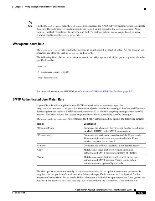 IronPort - advanced configuration guide