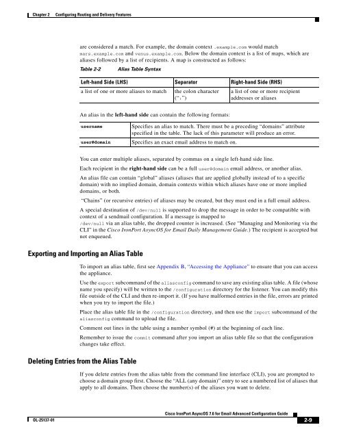 IronPort - advanced configuration guide