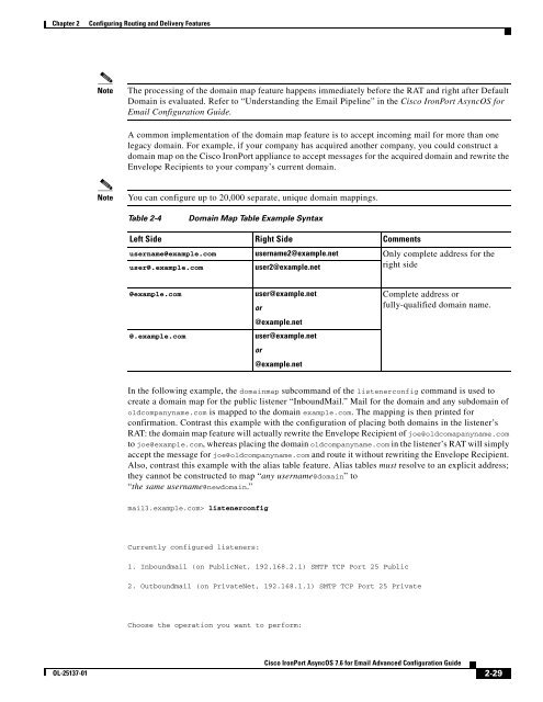 IronPort - advanced configuration guide