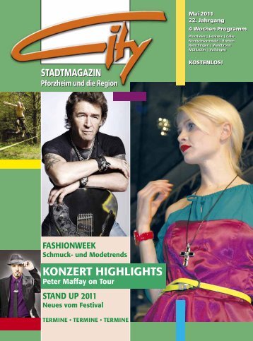 KONZERT HIGHLIGHTS - CITY Stadtmagazin