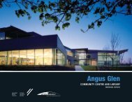 Angus Glen Community Centre and Library - Canadian Wood Council