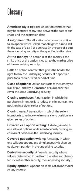 Understanding Equity Options - The Options Clearing Corporation