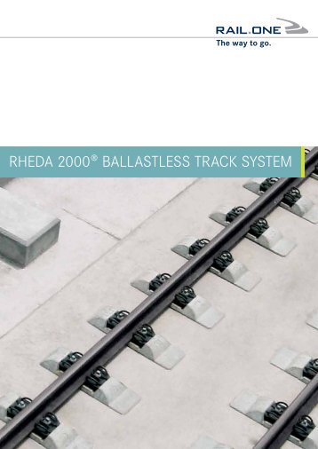 rheda 2000Â® ballastless track system - RAIL.ONE GmbH