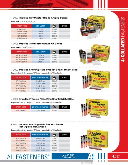 Collated Fasteners - All Fasteners