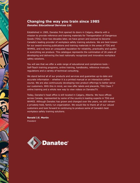 www.Danatec.com 1.800.465.3366 2012 Product Catalogue