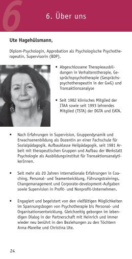 Ute Hagehülsmann - Werkstatt-Psychologie